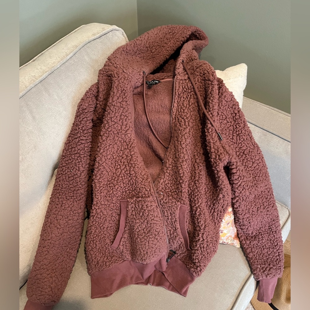 Andrew Marc Rose Teddy Jacket